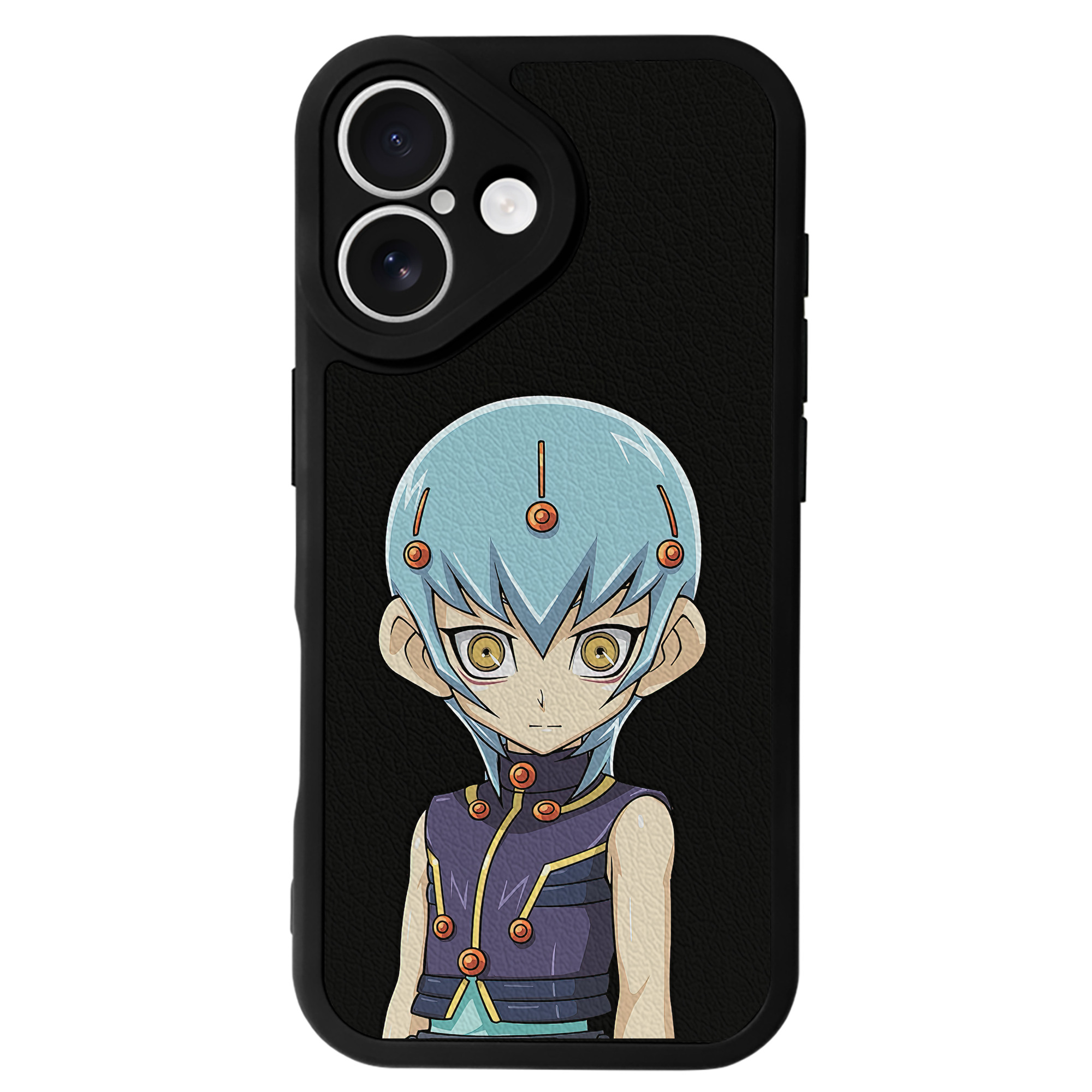 遊☆戯☆王 Yu-Gi-Oh! 【iPhone 16シリーズ対応】シリコンスマホケース（レザー調） 材質：シリコン